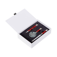 Набор «Принц Уэльский» : ручка шариковая, лупа, нож для бумаг