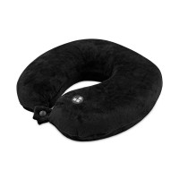 Подушка для путешествий с эффектом памяти Мемо "Drowsy" Black