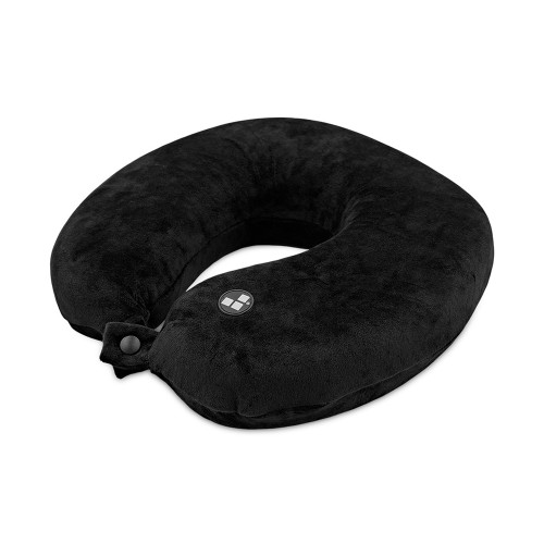 Подушка для путешествий с эффектом памяти Мемо "Drowsy" Black Подушка для путешествий с эффектом памяти Мемо "Drowsy" Black