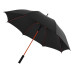 Зонт трость "Spark" полуавтомат 23", черный/красный