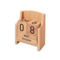 "Вечный" календарь из бука