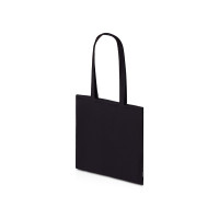 Шоппер Basio из переработанного хлопка 280 г, черный