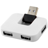 USB Hub "Gaia" на 4 порта, белый