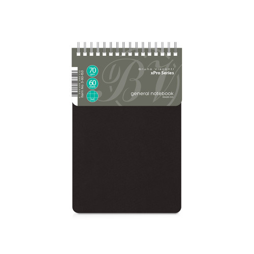 Бизнес - блокнот А5 (135 х 198 мм.) "xPro" 60 л., черный