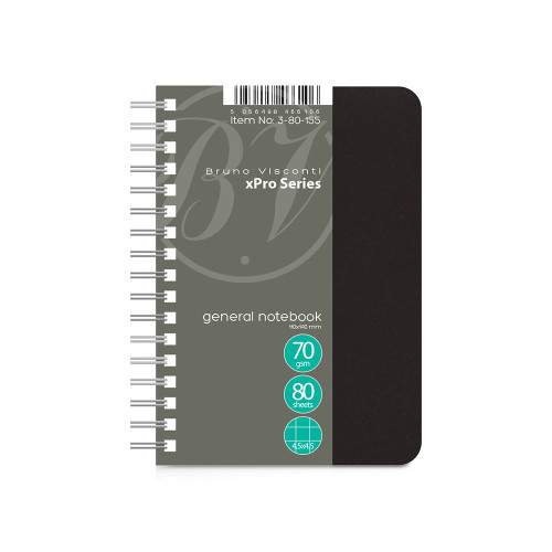 Бизнес - блокнот А6 (99 х 139 мм.) "xPro" 80 л., черный Бизнес - блокнот А6 (99 х 139 мм.) "xPro" 80 л., черный