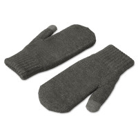 Варежки «Dunant», темно-серый меланж
