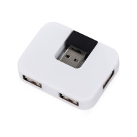 USB Hub "Gaia" на 4 порта, белый