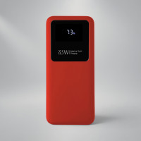 Внешний аккумулятор Kris soft touch, 10000mAh (Красный)