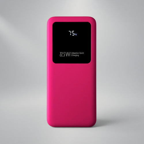 Внешний аккумулятор Kris soft touch, 10000mAh (Розовый) Внешний аккумулятор Kris soft touch, 10000mAh (Розовый)