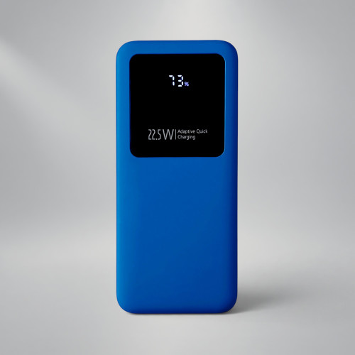 Внешний аккумулятор Kris soft touch, 10000mAh (Синий) Внешний аккумулятор Kris soft touch, 10000mAh (Синий)