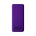 Внешний аккумулятор Kris soft touch, 10000mAh (Фиолетовый) Внешний аккумулятор Kris soft touch, 10000mAh (Фиолетовый)