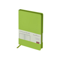Ежедневник А5 "Megapolis Color New" soft-touch, салатовый