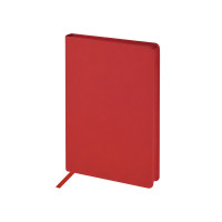Ежедневник А5 "Megapolis Color New" soft-touch, красный
