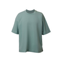 Футболка оверсайз «Beta.01» унисекс, пыльный бирюзовый