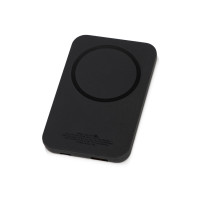 Магнитный беспроводной внешний аккумулятор "MagnetIQ", 5000 mah, 10 W, черный (Р)