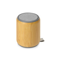 Портативная колонка из бамбука "Bongo", натуральный (Р)