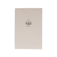 Блокнот А5 "Adiantum" из переработанного тростника, 80 листов, гибкая обложка, натуральный (тампопечать)