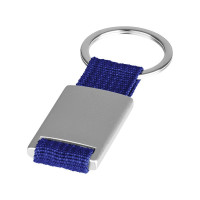 Брелок "Mondo", серебристый/ярко-синий
