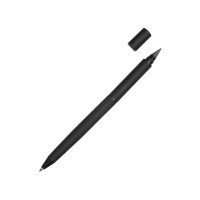 Металлическая ручка и вечный карандаш "Gauguin", софт-тач, черный