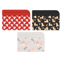 Картхолдер для 3-х карт с возможностью полноцветной  УФ-печати, софт-тач