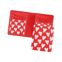 Картхолдер с отделением для наличных денег с возможностью полноцветной УФ-печати, софт-тач